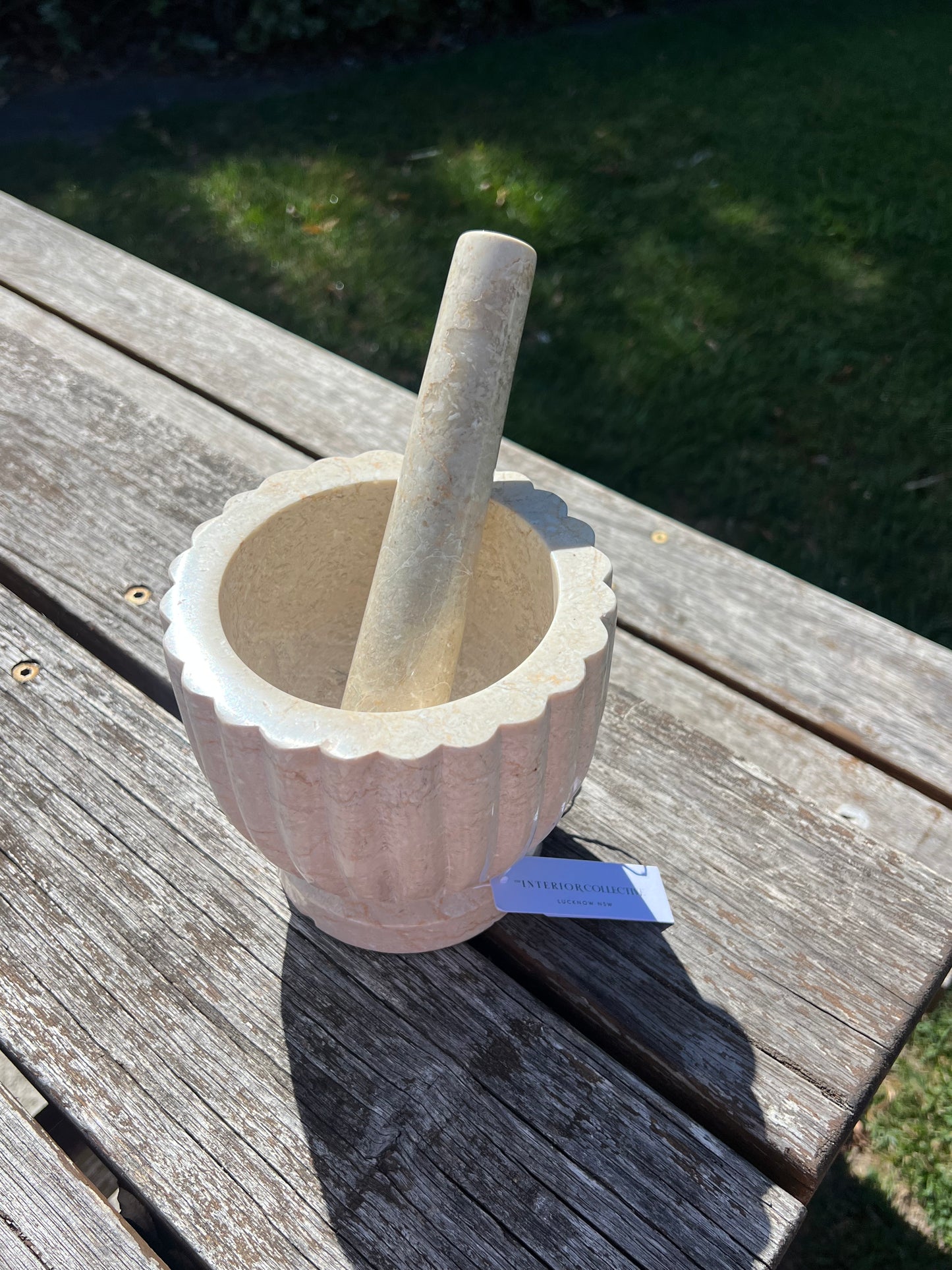 Marble Mortar & Pestle