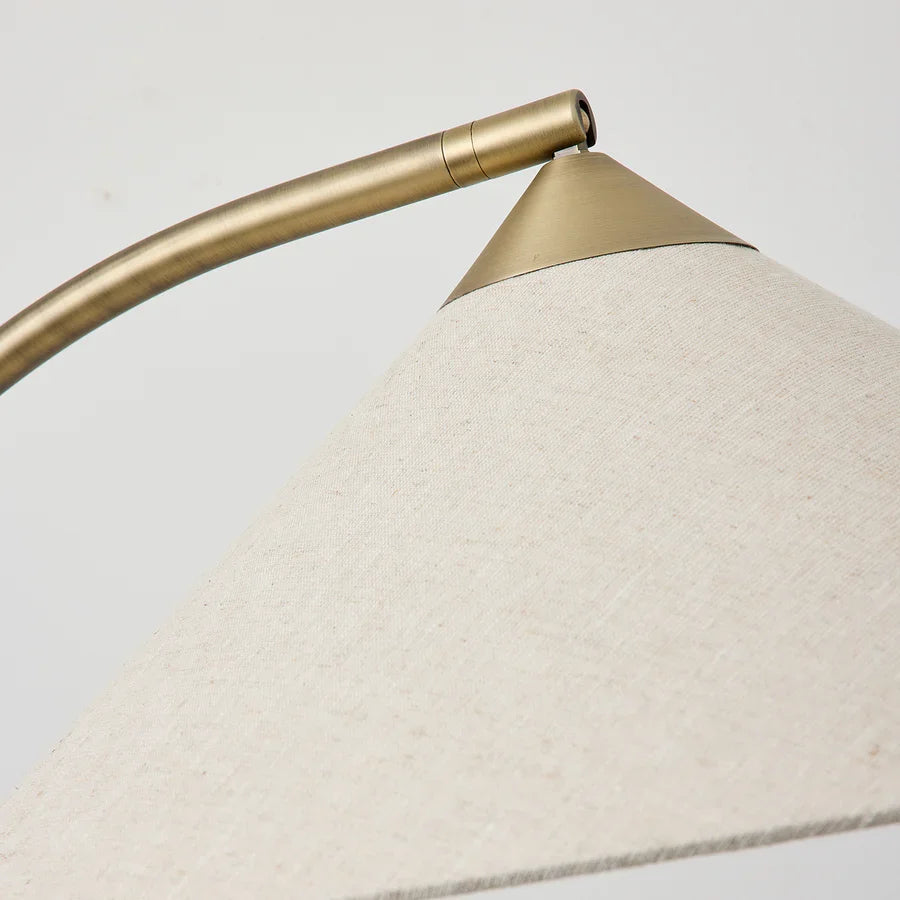 Kirby Brass Floor Lamp