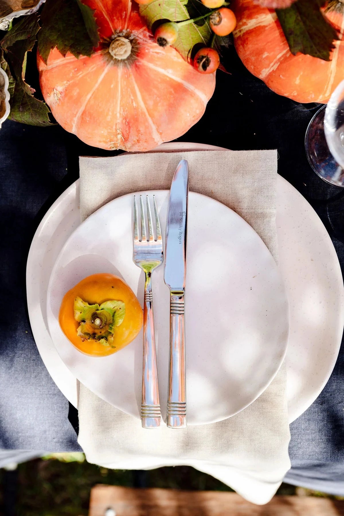 Long Lunch Linen - Natural Bircher Linen Napkins