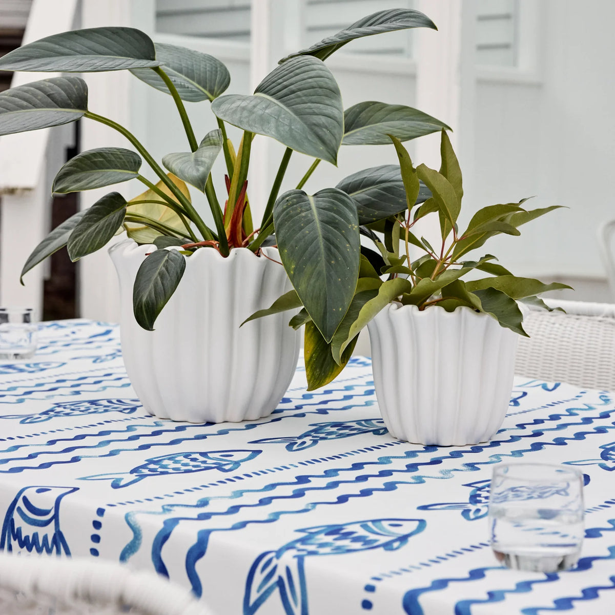 Penny White Planter - Large
