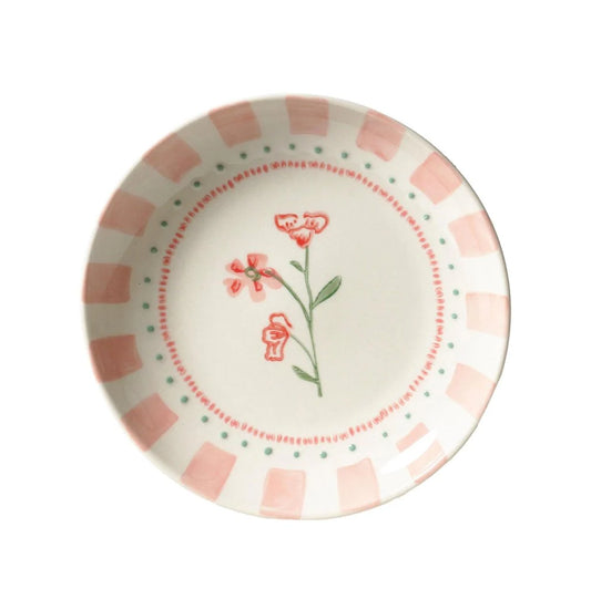 Side Plate / June's Garden Geranium