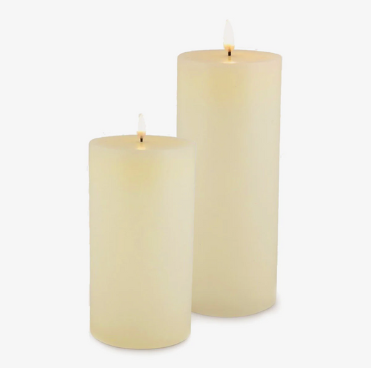 Uyuni Flat Top Smooth Wide Candle