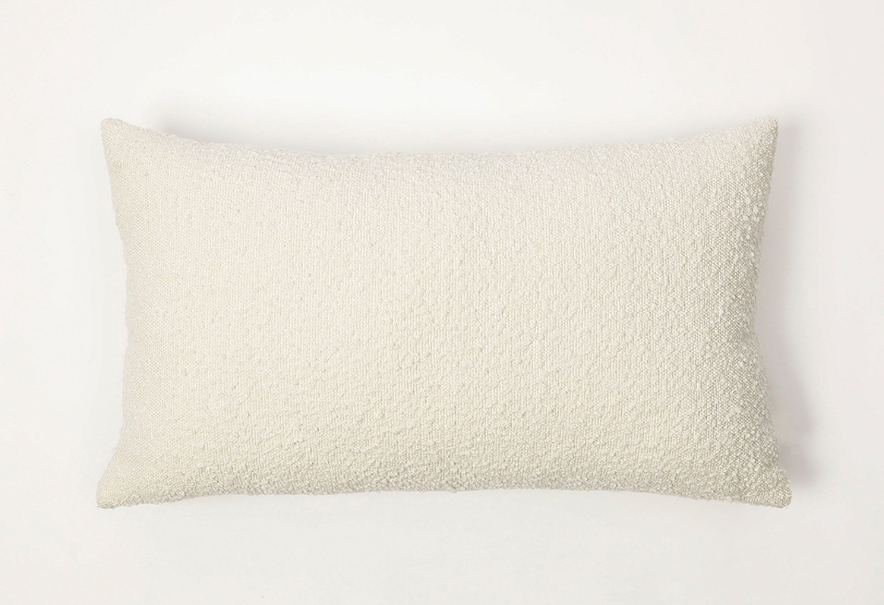 Ava Large Oblong Boucle Cushion
