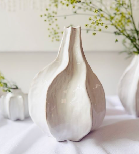 Rise Ribbed Vase