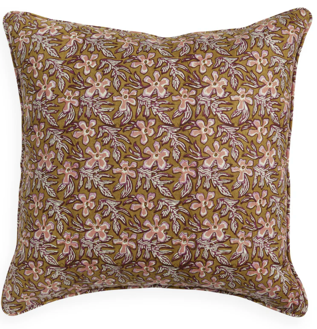 Tuvalu Moonflower Linen Cushion 50x50cm