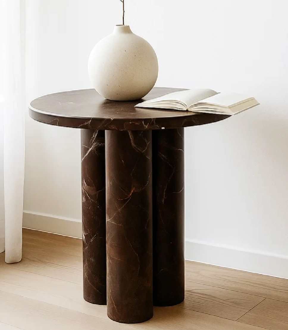 Solid Marble Side Table