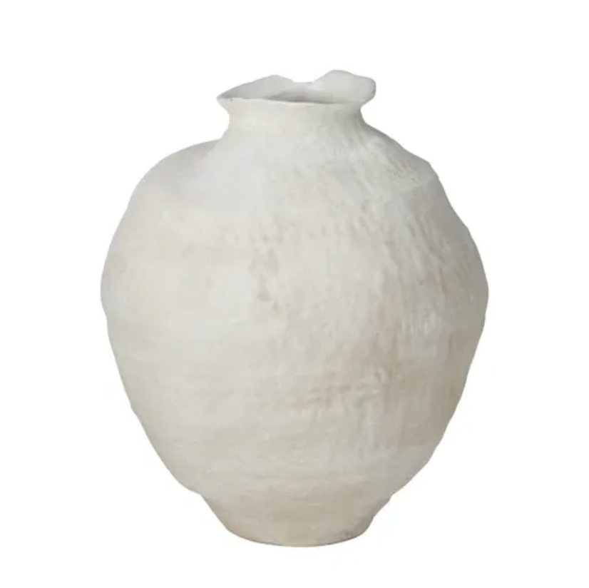 Herman Ivory Ceramic Vase