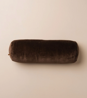 Velvet Structured Bolster - Chocolate