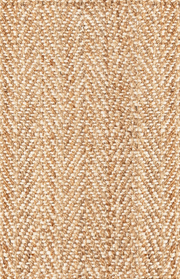 Herringbone Natural/Ivory Jute 80x300cm