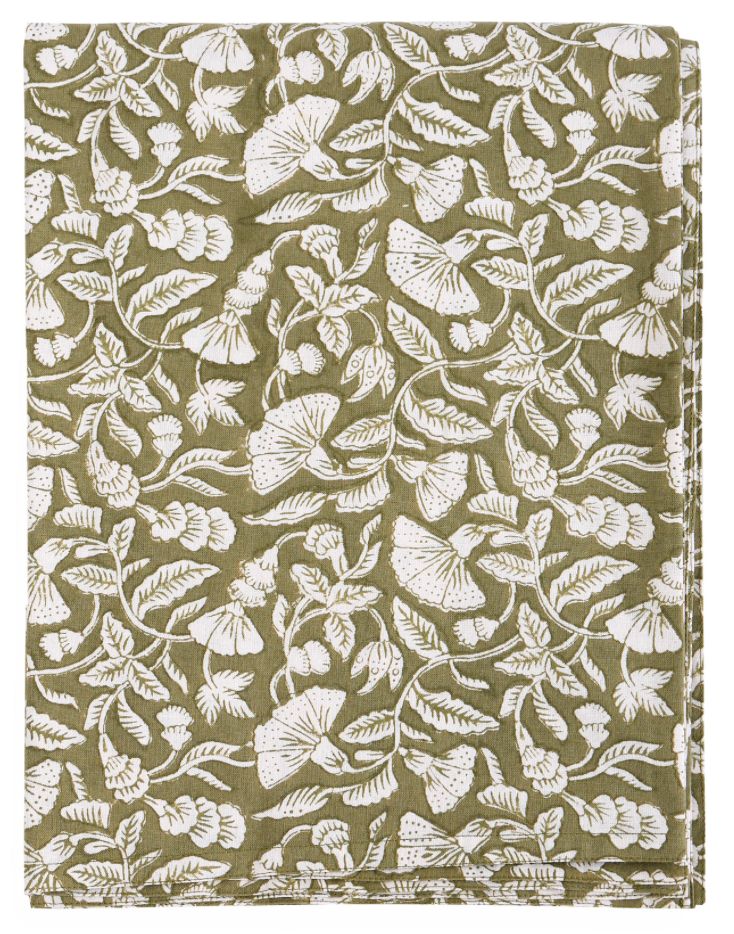 Antibes Olive Tablecloth