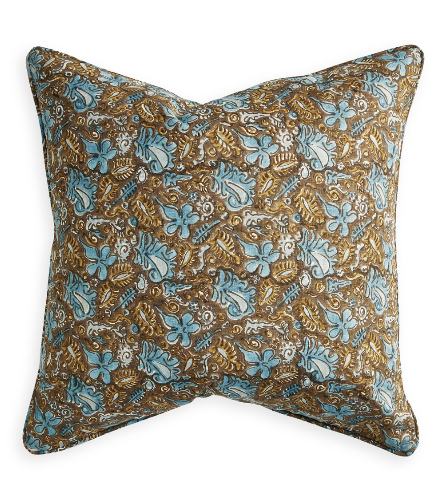 Maluku Tobacco Linen Cushion