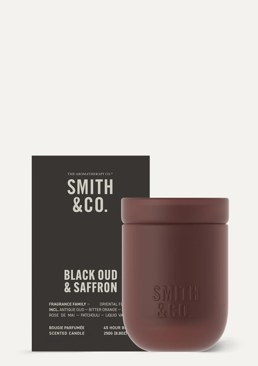 Smith & Co - Black Oud & Saffron Candle