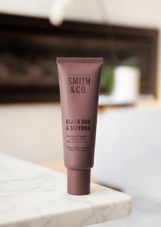 Smith & Co. Hand and Nail Pomade- Black Oud & Saffron