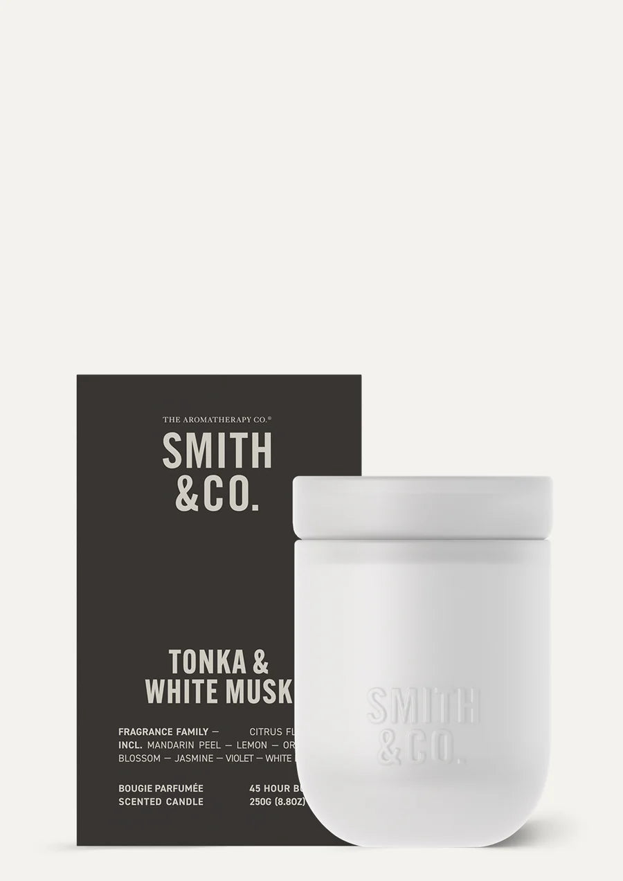 Smith & Co - Tonka & White Musk Candle