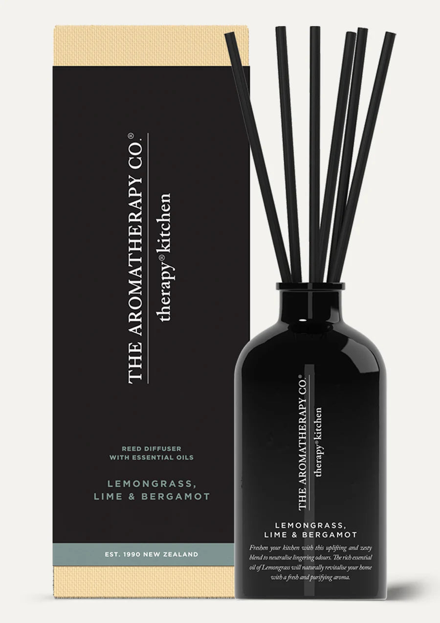 The Aromatherapy Co - Kitchen Diffuser - Lemongrass, Lime & Bergamot