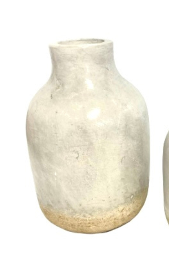Genoa Vase White Stone