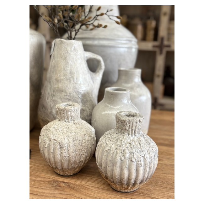 Genoa Vase White Stone