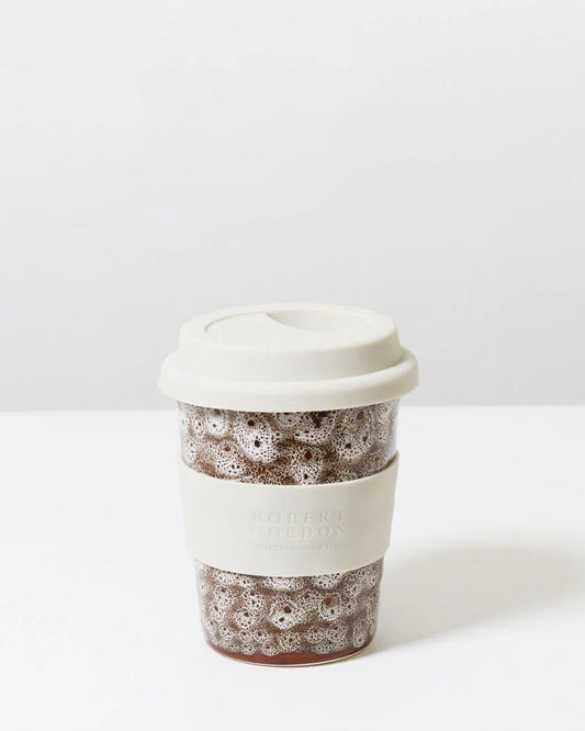 Large Carousel Cup- White Ochre