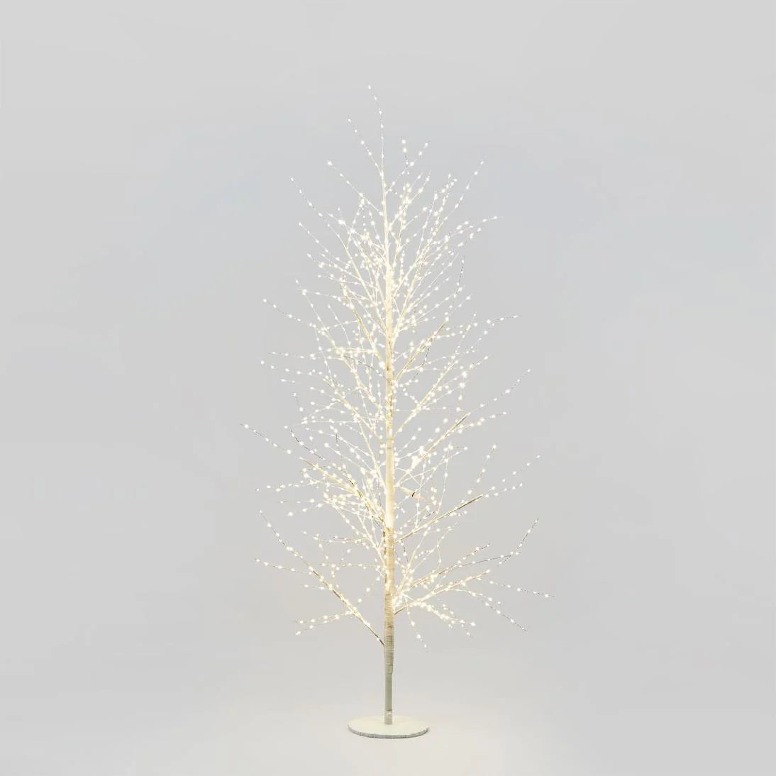 White Forest Light Up Tree 1300 Lights