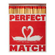 I Like You Swans | Square - Safety Matches