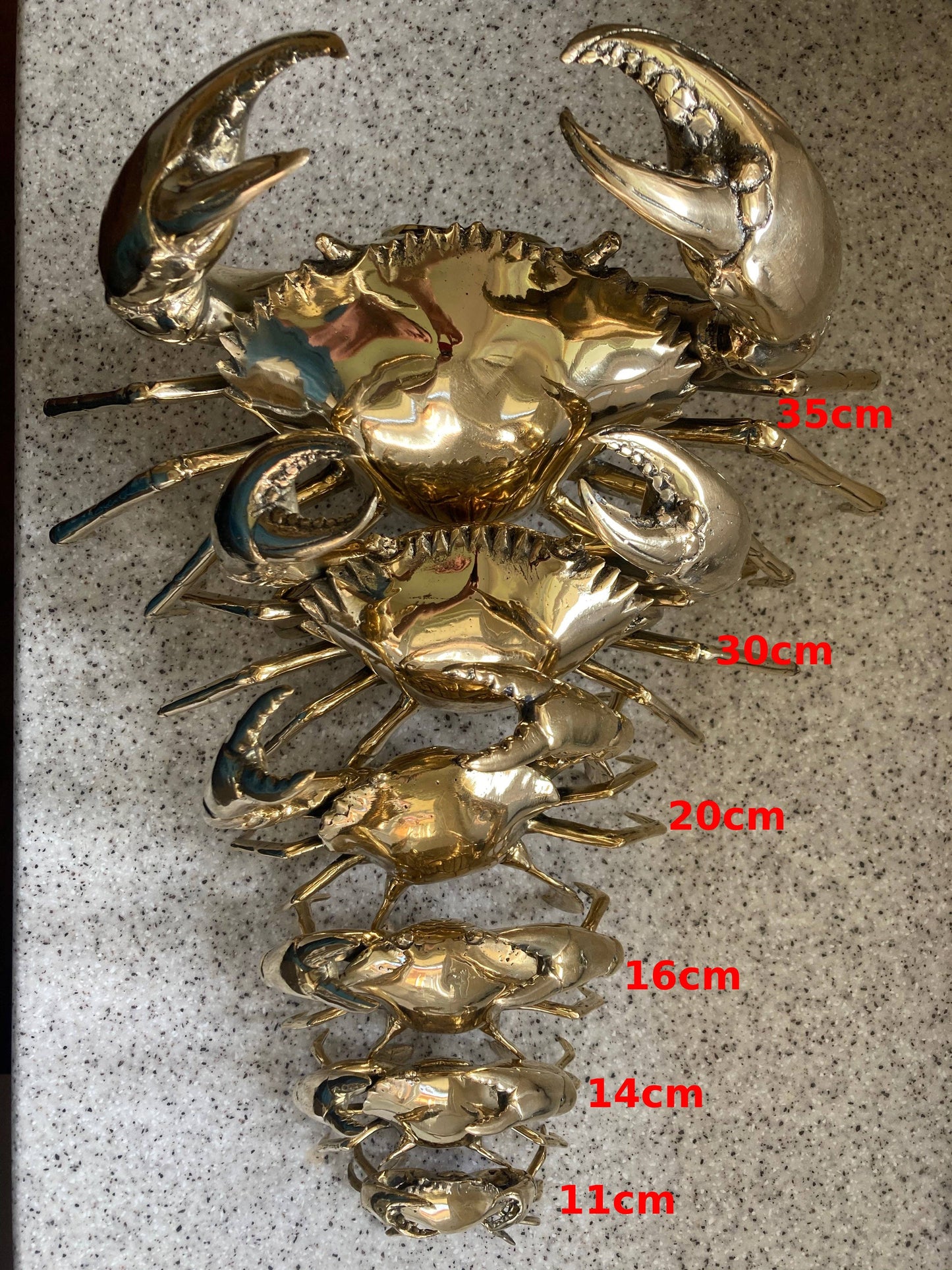 Crab, 11cm, Bronze Handmade