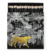 Black Cheetah in Jungle | Square - Safety Matches