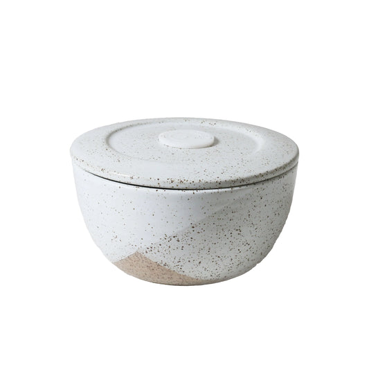 White Speckle Set of 2 Containers / The Wanderer