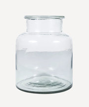 Wide Glass Vase - Large