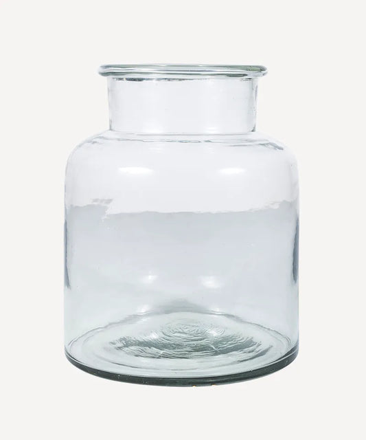 Wide Glass Vase - Large