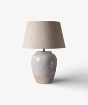 Catatina Lamp with Natural Linen Shade