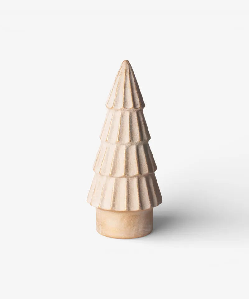 Form Stone Tree Fluted Gold - 37.5CM