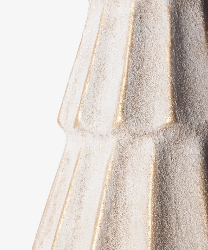 Form Stone Tree Fluted Gold - 37.5CM