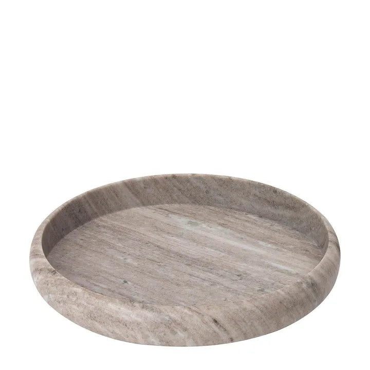 SANTIAGO MARBLE TRAY SMALL BROWN