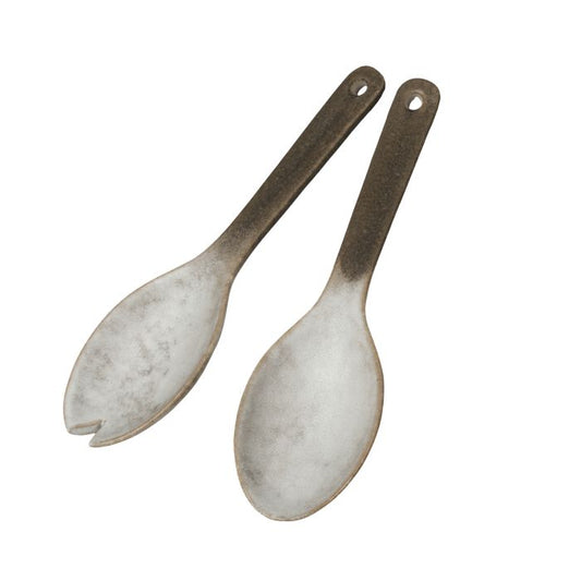 Dusk Stoneware Salad Servers