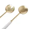 Marble Salad Servers