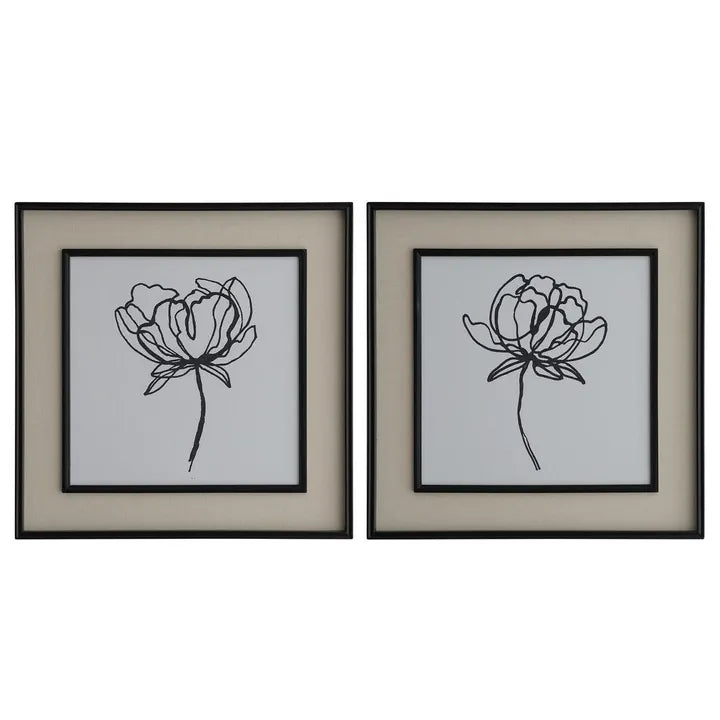 Sketched Flowers Artwork
