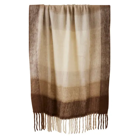 CLAUDIUS WOOL BLEND THROW