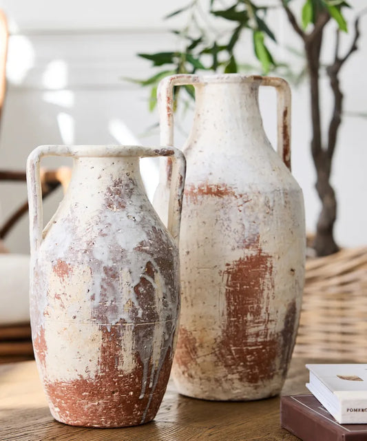 Glacier Terracotta Urn